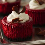 Mini Red Velvet Cheesecakes