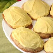 Frosted Sour Cream Sugar Cookies