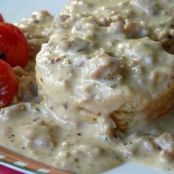 Biscuits and Sausage Gravy