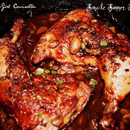 Pan Seared Garlic Chicken