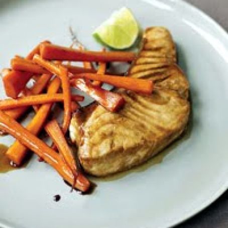 Guinness-Glazed Halibut