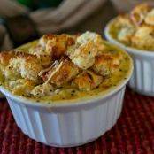 CHICKEN POT PIE CRUMBLES