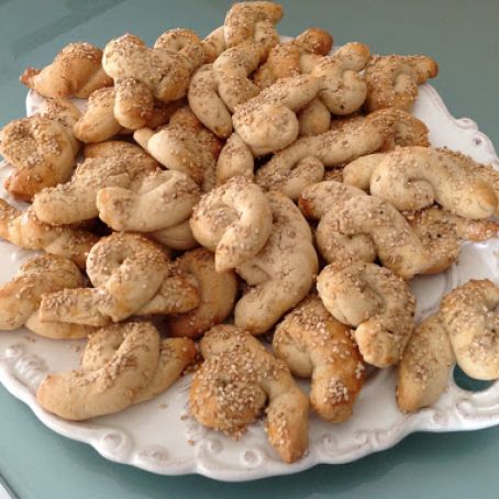 Greek Sesame Cookies