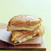 Grilled Ham and Cheese with Pears