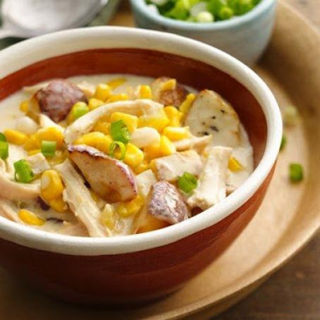 Creamy Southwest Chicken and Corn Chowder