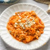 Low Carb Buffalo Cauliflower Rice with Chicken