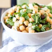 Garbanzo-Spinach Salad