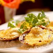 VIERAS GRATINADAS CON PORO Y TOCINO