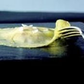 Giant Summer Truffle Ravioli a la Carbonara