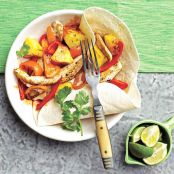 Chicken-Pineapple Fajitas
