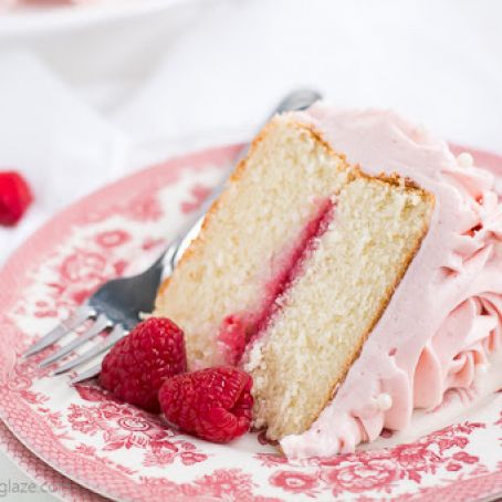 Raspberry Jam Cake