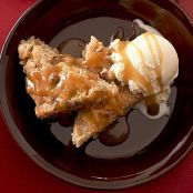 Apple Cake with Buttery Caramel Sauce