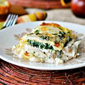 White Cheese & Chicken Lasagna