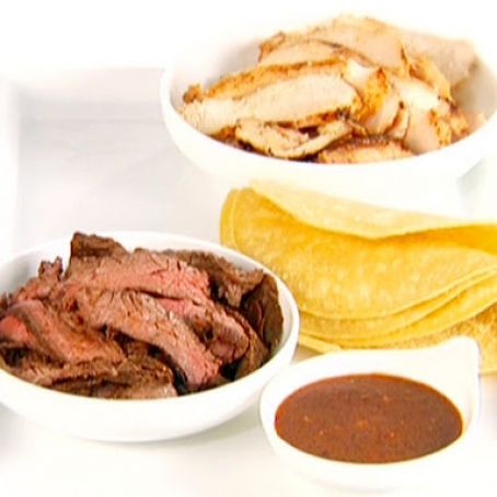 Chicken and Steak Fajitas