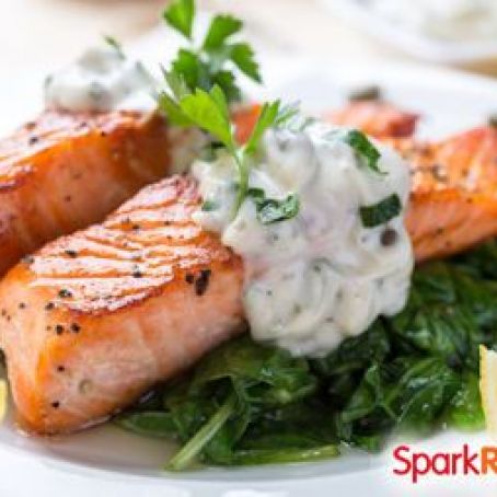 Yogurt dill sauce (for salmon)