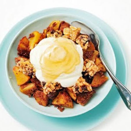 Breakfast Peach Cobbler