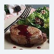 Raspberry-Glazed Pork Chops