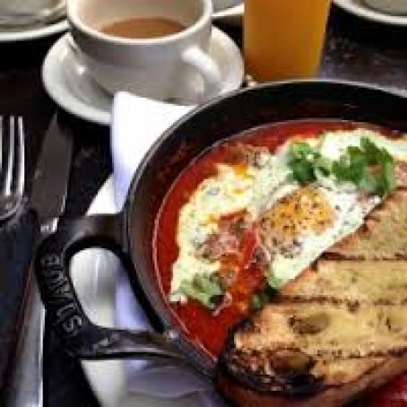 Poached Eggs Piquant