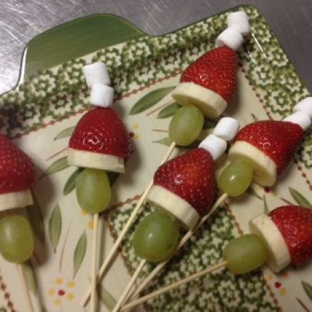 Grinch Kabobs