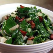 GREENS****Michael Symon's Braised Greens With Smoky Bacon