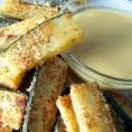 Oven Baked Zucchini Strips