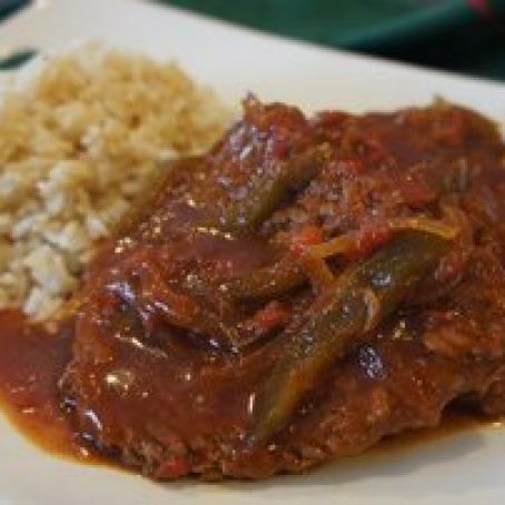 Swiss Steak with Peppers Recipe