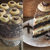 CAKE - Peanut Butter Cup Chocolate Cake Cheesecake