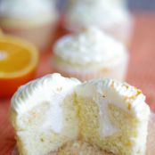 Orange Creamsicle Cupcakes
