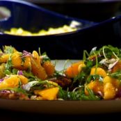 Chicken Cutlets with Orange and Arugula (Rachael Ray)
