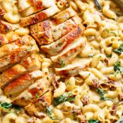 tuscan chicken mac and cheese