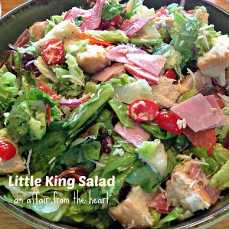 Little King Salad-like a hoagie in a bowl