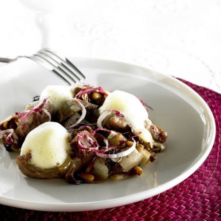 Lamb Sautéed with Radicchio