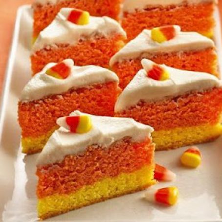 Orange Candy Corn Bars