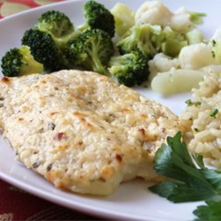 Tilapia Parmesan-Broiled