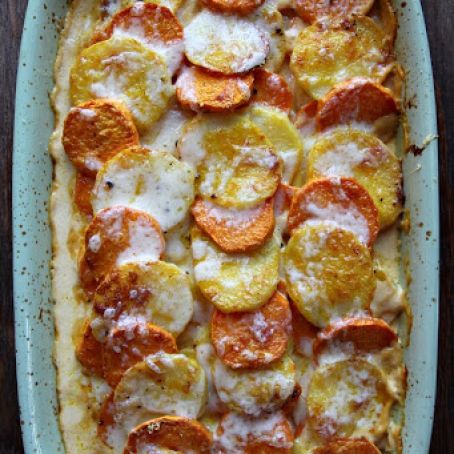 Pumpkin Scalloped Potatoes