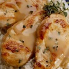 Lemon Goat Cheese Chicken