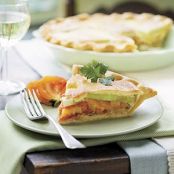 tomato leek pie