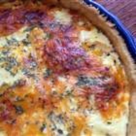 Sour Cream Chicken Quiche