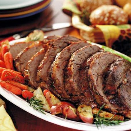 Marinated Rib Roast