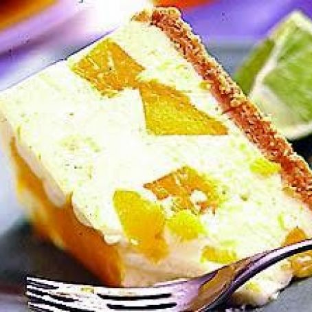Mango Swirl Cheesecake