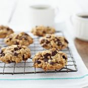 Peanut Butter-Oatmeal Chocolate Chunk Cookies