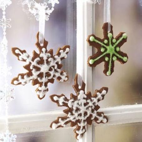 Cinnamon Snowflake Ornaments