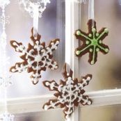 Cinnamon Snowflake Ornaments