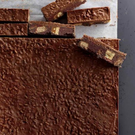 Chocolate-Candy Icebox Bars