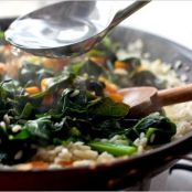 RISOTTO w/WINTER SQUASH & COLLARD GREENS