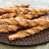 Twisted Pesto Breadsticks