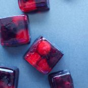 Healthy Hibiscus-Berry Gelatins