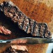 GRILLED MARINATED SIRLOIN FLAP STEAKS