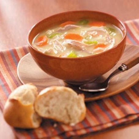 Homemade Turkey Soup Recipe (taste of Home)