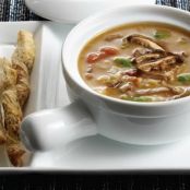 Shitake, Beef, and Barley Soup